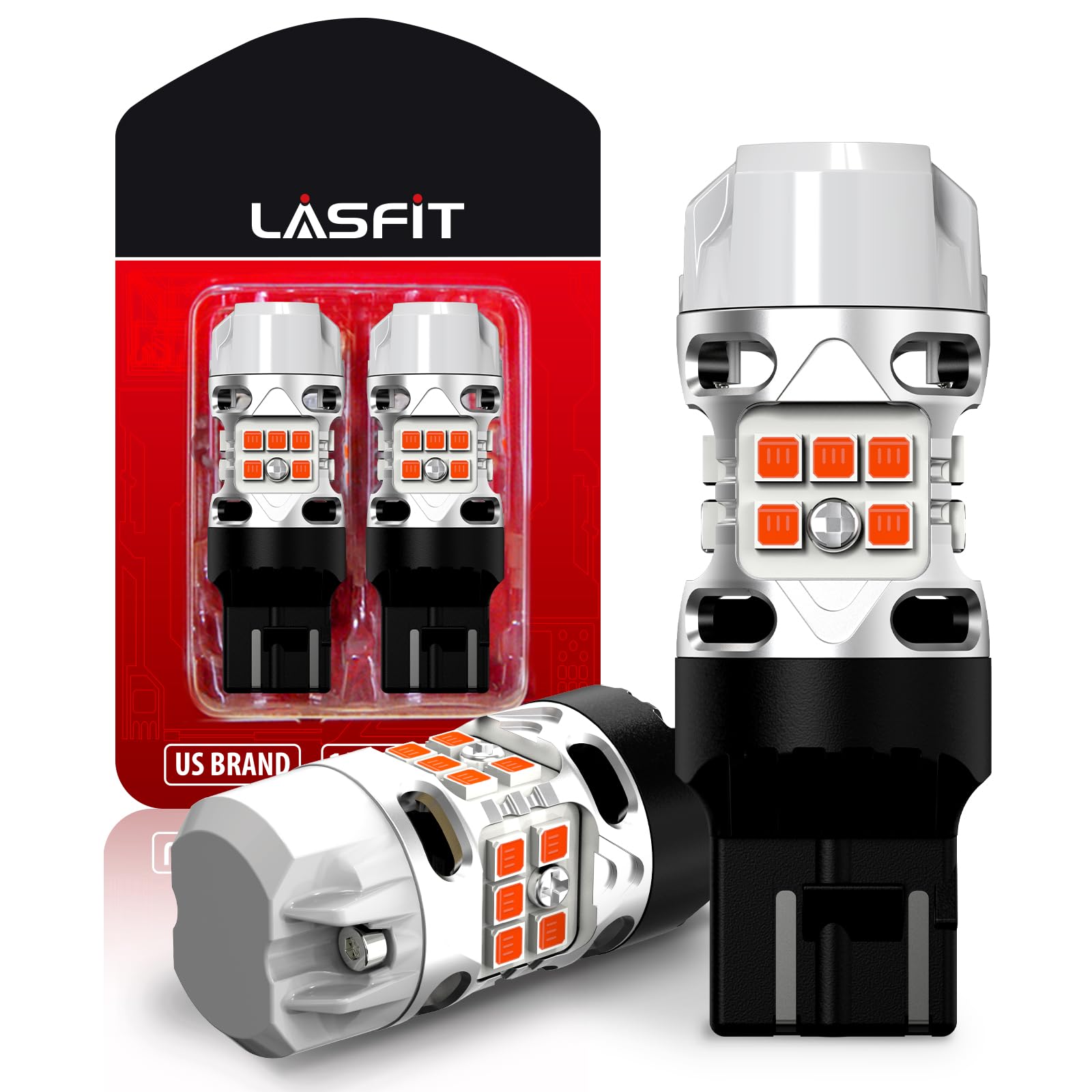 LASFIT Extremely Bright 7440 7443 LED Turn Signal Bulbs